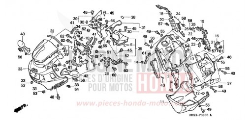 WINDLAUF (CBR1000FH/FJ/FM) CBR1000FJ de 1988
